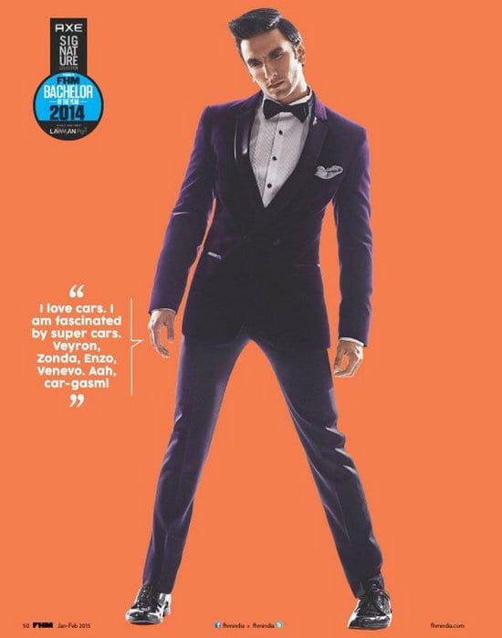 Ranveer Singh in FHM Magazine