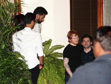 Hrithik Roshan, Gauri Khan, Shweta Bachchan, Aamir Khan, Imran Khan, Riteish Deshmukh, Genelia DSouza and Ed Sheeran at Abhishek Bachchan's Party