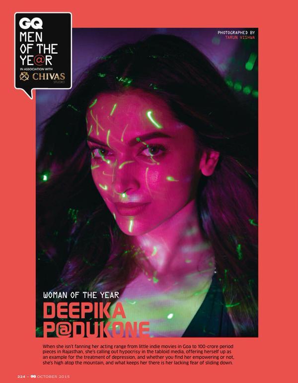 Deepika Padukone on GQ Magazine