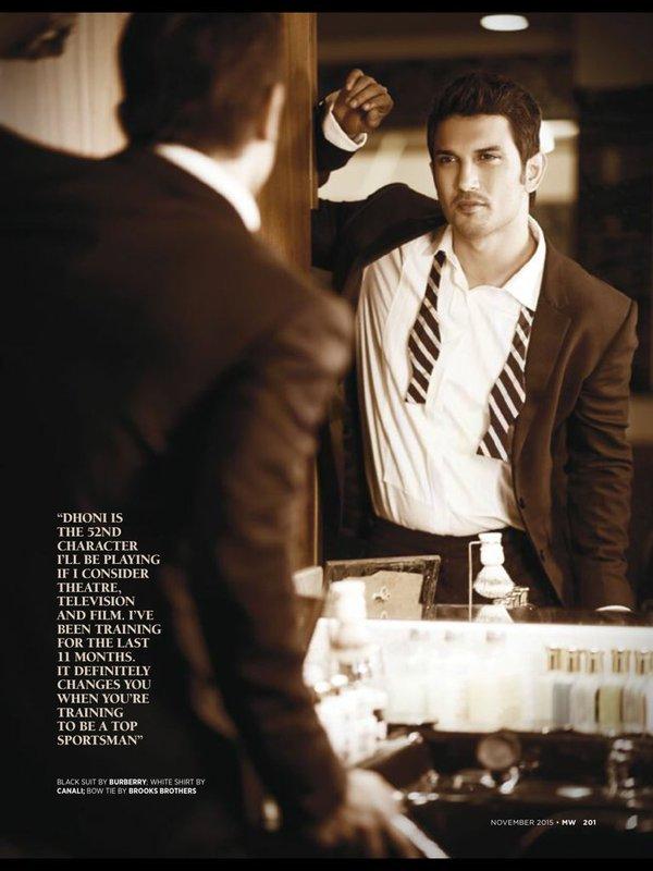 Sushant Singh Rajput on Man’s World Magazine