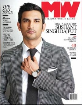 Sushant Singh Rajput on Man’s World Magazine