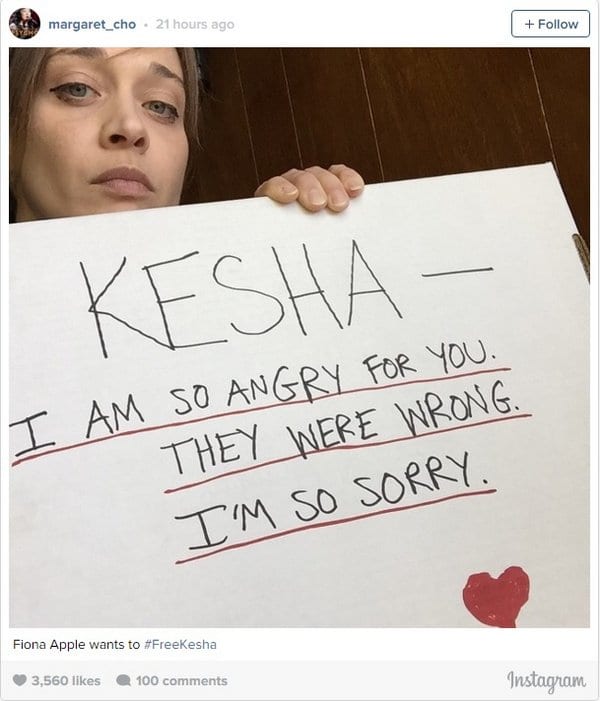 Lady Gaga, Ariana Grande, Miley Cyrus and Other Celebrities Support Kesha on Twitter