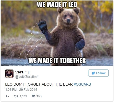 Joke of the Day-Leonardo DiCaprio Winning An Oscar