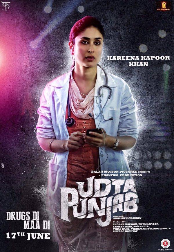 Shahid Kapoor, Kareena Kapoor, Alia Bhatt and Diljit Dosanjh in Udta Punjab