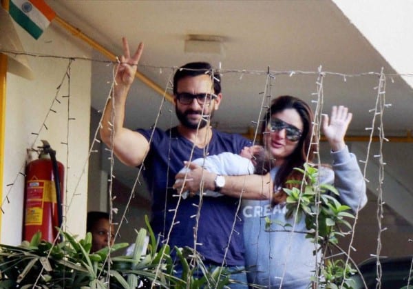 Kareena Kapoor and Saif Ali Khan introduces their son Taimur to the media