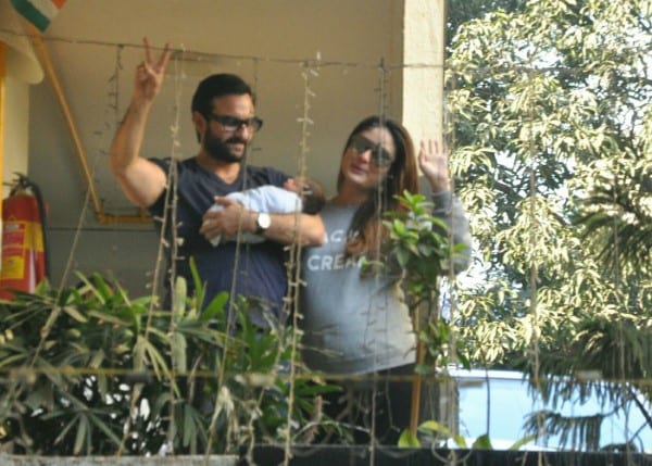 Kareena Kapoor and Saif Ali Khan introduces their son Taimur to the media