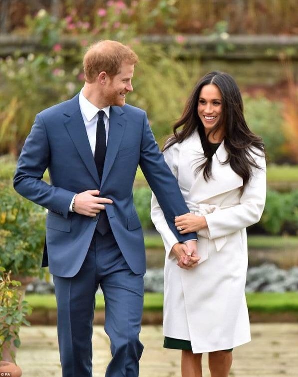 Prince Harry and Meghan Markle make their first official appearance to announce their engagement